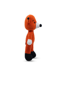 Cotton Knit Mini Standing Toy -Fox