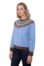 Load image into Gallery viewer, Womens Fairisle Wool Short Cardigan by Eribe of Scotland - Alpine - Strathmore
