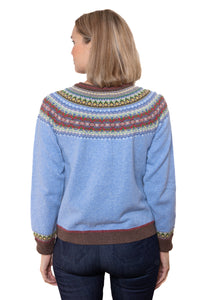 Womens Fairisle Wool Short Cardigan by Eribe of Scotland - Alpine - Strathmore