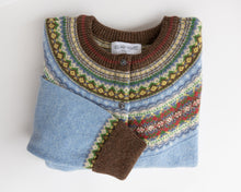 Load image into Gallery viewer, Womens Fairisle Wool Short Cardigan by Eribe of Scotland - Alpine - Strathmore
