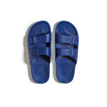 Load image into Gallery viewer, Freedom Moses Slides - Navy
