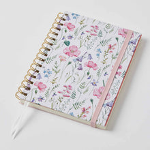 Load image into Gallery viewer, Wild flower A5 Spiral Bound Journal
