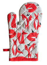 Load image into Gallery viewer, Allgifts Australia Oven Glove &amp; Pot Holder Set - Fox
