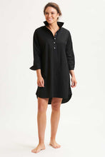Load image into Gallery viewer, Shirty Popover Shirtdress - Black
