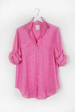 HUT Boyfriend Linen Shirt - Pink Chambray