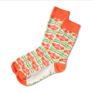 Australian Made Cotton Socks - Splice - Cream