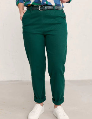 Seasalt Cornwall Waterdance Trouser - Dark Fern