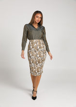 Load image into Gallery viewer, Shirts Women: Lou Lou Silk Shirt - Combat Green
