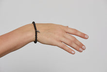 Load image into Gallery viewer, Silk &amp; Steel All for One Bracelet - Black Onyx/Silver
