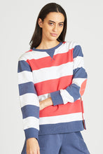 Load image into Gallery viewer, EST1971 Stripey Cotton Sweatshirt - Combo Stripe
