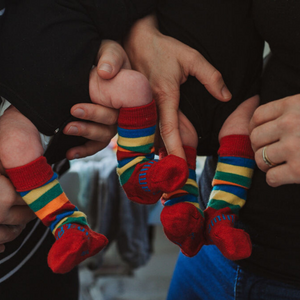 Lamington Merino Wool Baby Knee High Socks - Scooter