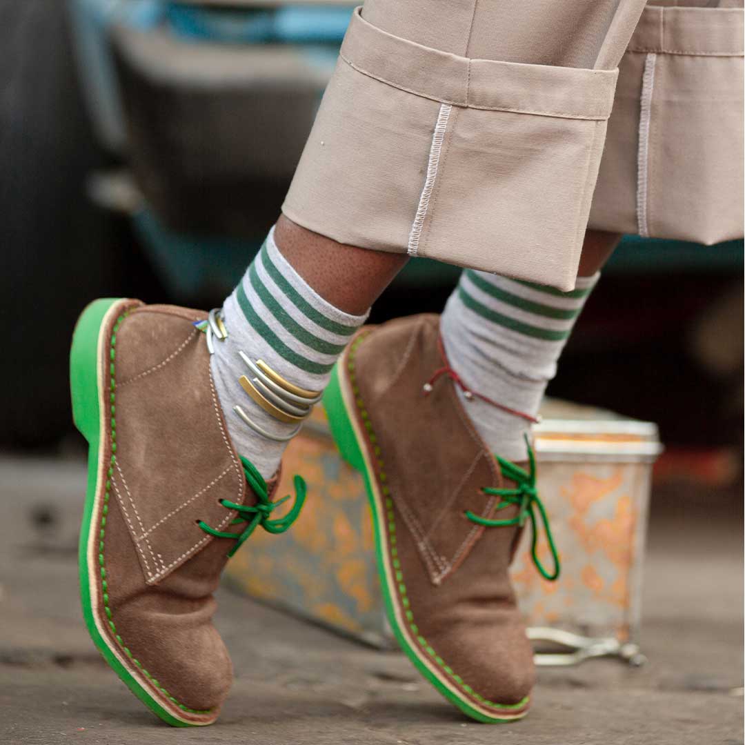 Pretty green desert boots sale deals