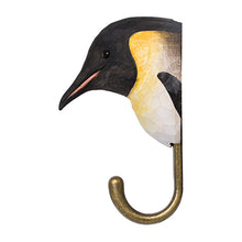 Load image into Gallery viewer, Hand Carved Wall Hook - Penguin
