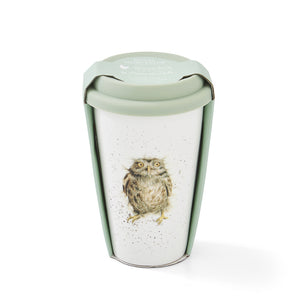 Royal Worcester Wrendale Travel Mug - What a Hoot