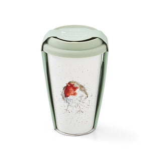 Royal Worcester Wrendale Travel Mug - 'Garden Friend'