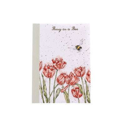 Wrendale A6 Notebook - Busy as a Bee