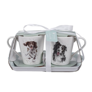 Pimpernel Wrendale Designs Mug & Tray Set - Dogs