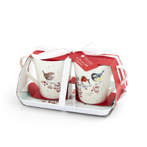 Pimpernel Wrendale Designs Mug & Tray Set - One Snowy Day