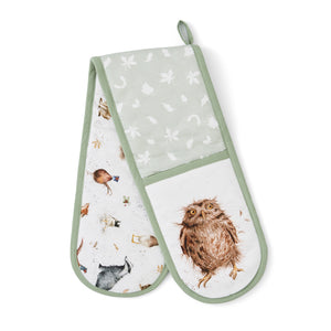 Wrendale Designs Double Oven Gloves - Owl & Duck