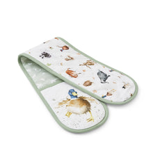 Load image into Gallery viewer, Wrendale Designs Double Oven Gloves - Owl &amp; Duck
