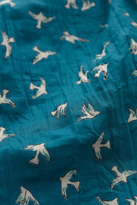 Seasalt Cornwall Larissa Organic Cotton Shirt - Swooping Gulls Atlantic