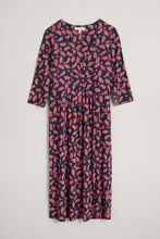 Load image into Gallery viewer, Seasalt Cornwall Seed Packet Dress - Seed Head Sketch Aquatic
