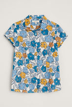 Load image into Gallery viewer, Seasalt Cornwall Rushmaker Shirt - Brush Stroke Floral Sailboats
