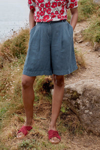 Seasalt Cornwall Clover Bloom Shorts - Night