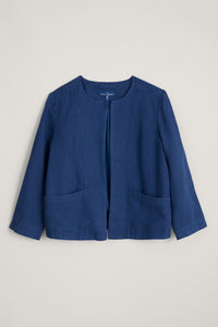 Seasalt Cornwall Country House Linen Jacket - Blue