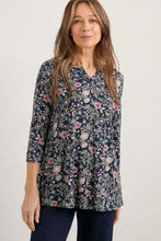 Load image into Gallery viewer, Seasalt Cornwall Risso Top - Folkloric Floral Maritime
