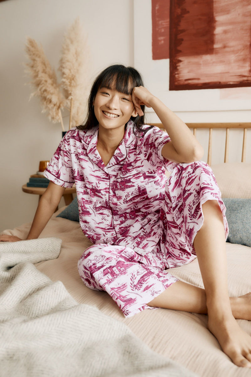 Seasalt Cornwall Nesting Bird Pyjamas - Toile Seaside Chalk Flag ...