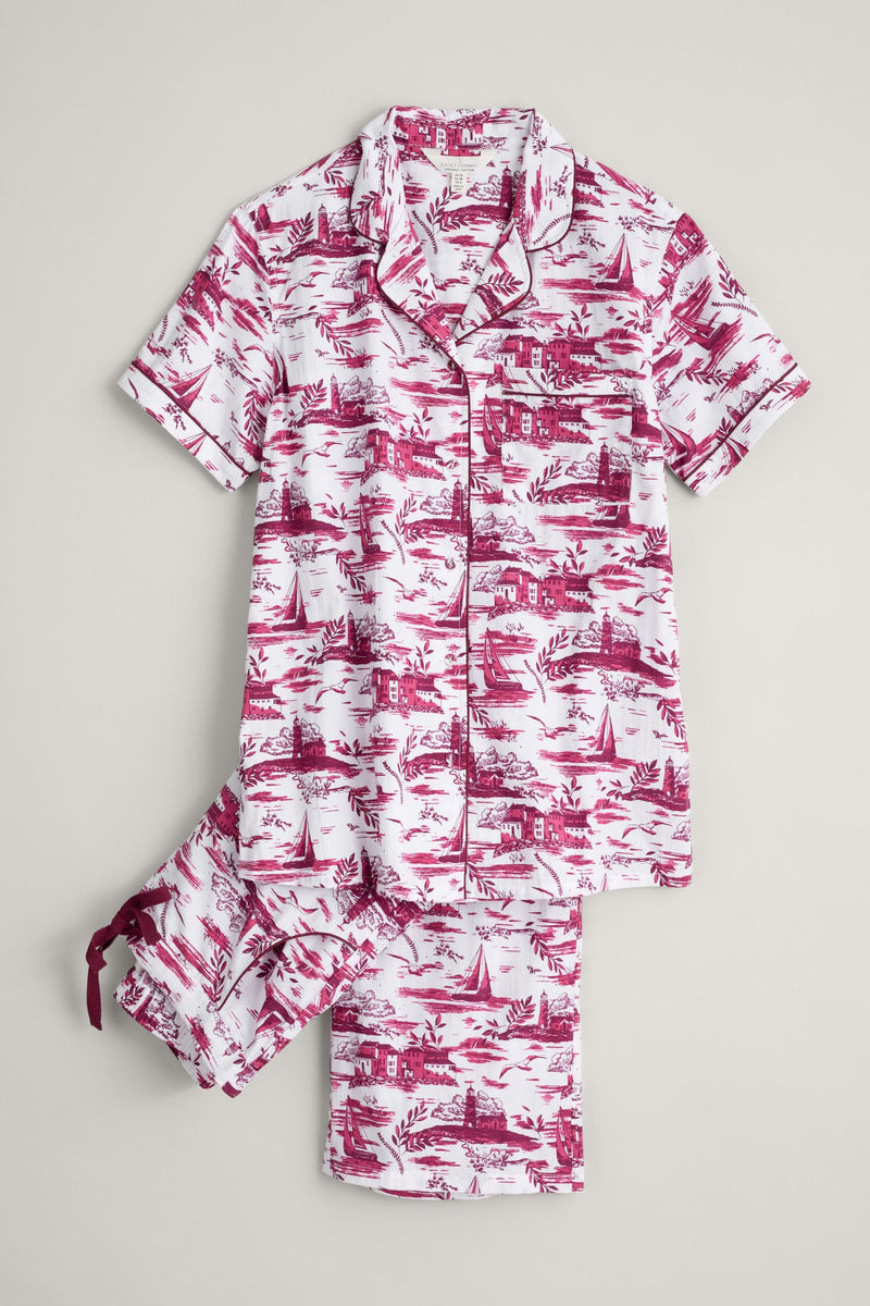 Seasalt Cornwall Nesting Bird Pyjamas - Toile Seaside Chalk Flag ...