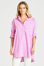 Load image into Gallery viewer, Shirty Oversize Boyfriend Shirt - Lilac Stripe
