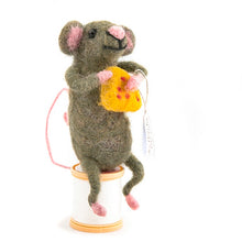 Load image into Gallery viewer, Sew Heart Felt Mice - Big Cheese Mouse
