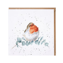 Load image into Gallery viewer, Wrendale Greeting Card - Red Robin &amp; Eualyptus
