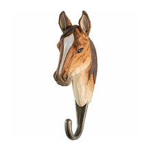 Load image into Gallery viewer, Hand Carved Wall Hook - Horse

