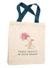 Load image into Gallery viewer, Twigseeds Organic Cotton Tote Bag - Beauty
