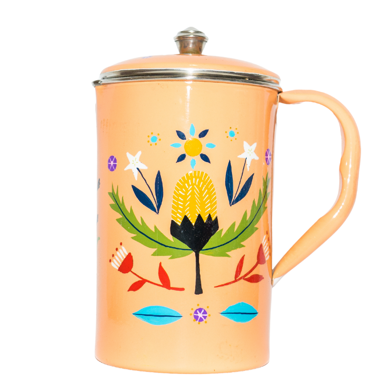 Picnic Folk - Jug With Lid - Banksia