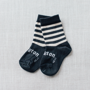 Lamington Merino Wool Baby Crew Socks - Slate