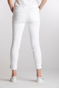 Italian Star Polo Jeans - White