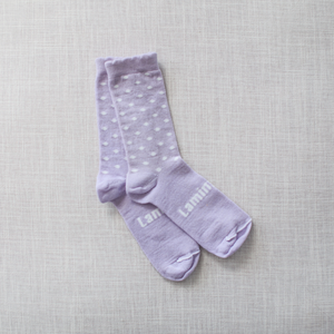 Lamington Merino Wool Baby Knee High Socks - Violet