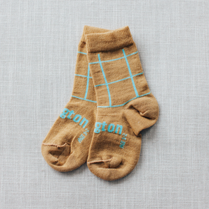 Lamington Merino Wool Baby Crew Socks - Nile