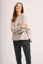 Load image into Gallery viewer, Est1971 Raw L/S Organic Cotton Sweatshirt - French Grey
