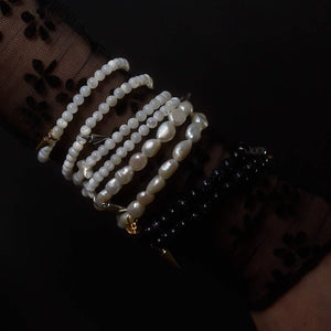 Silk & Steel All for One Bracelet - Pearl/Gold