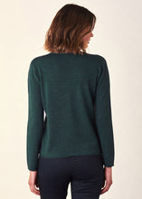 Load image into Gallery viewer, Uimi Scarlett V Neck Merino Wool Jumper - French Navy
