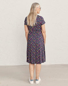 Seasalt Cornwall Crebawthan Dress - Pastel Poppies Maritime