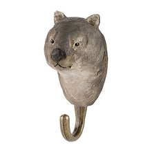 Load image into Gallery viewer, Hand Carved Wall Hook - Wombat
