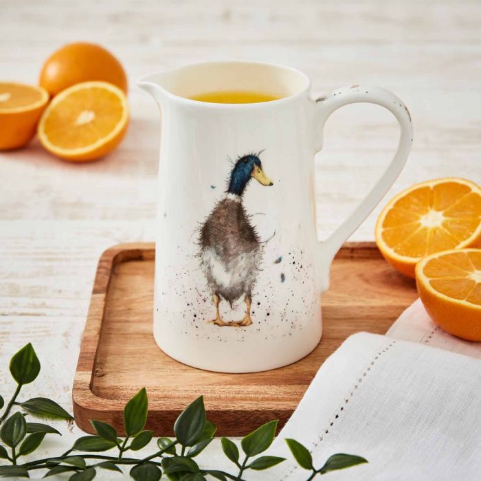 Royal Worcester Wrendale 1 Pint Jug - 'Guard Duck'